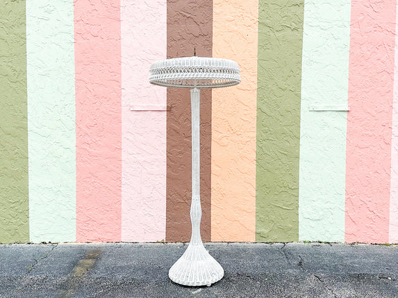 Wicker Chic Floor Lamp