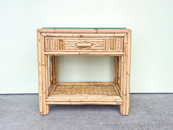 Island Style Bamboo Nightstand
