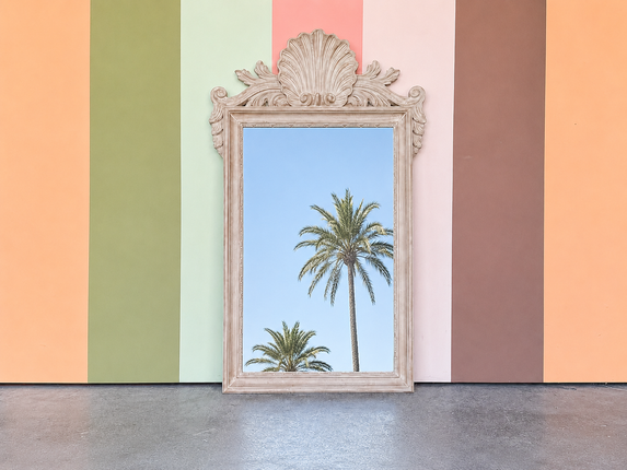 Coastal Chic Shell Motif Mirror