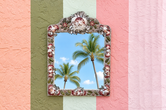 Custom Shell Chic Mirror
