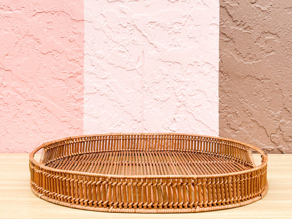 Kips Bay Rattan Tray