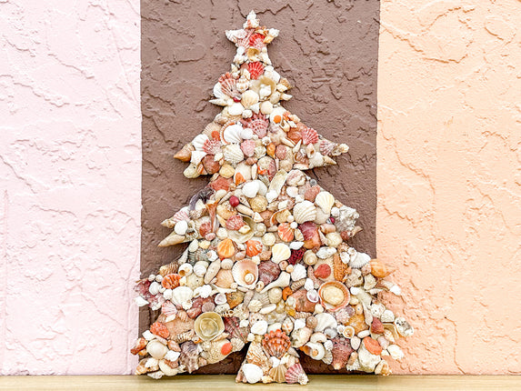 Shell Christmas Tree Wall Art