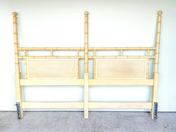 Faux Bamboo King Headboard
