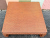 Baker Linen Wrapped Ming Style Coffee Table