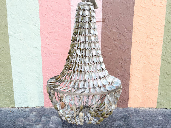 Huge Oyster Chandelier