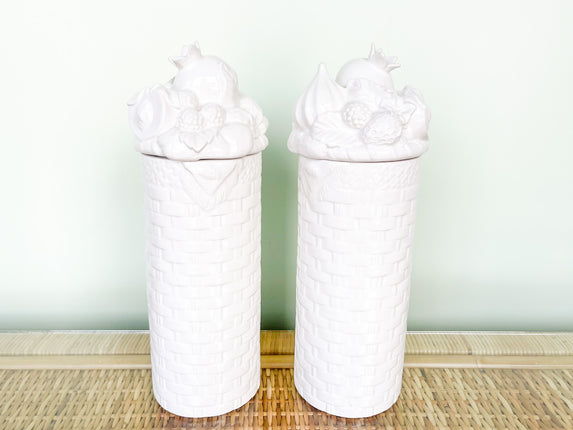 Pair of Fitz and Floyd Canisters