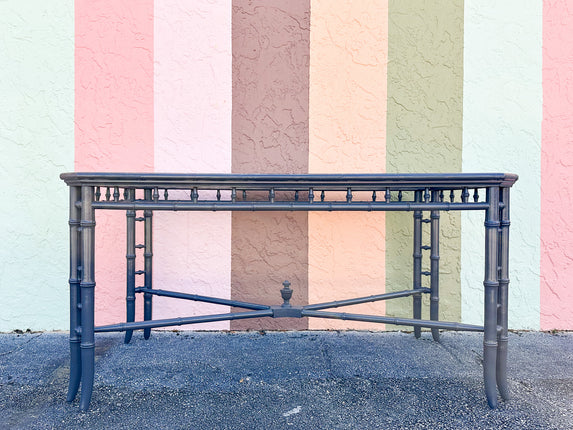 Palm Beach Faux Bamboo Dining Table