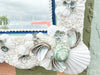 Kips Bay Show House Cobalt and Celadon Custom Shell Mirror