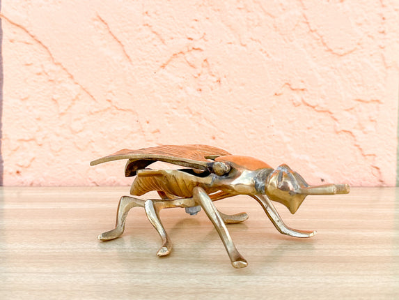 Brass Fly Trinket Dish
