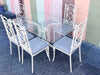 Palm Beach Faux Bamboo Outdoor Dining Set