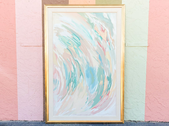 Large Scale Coastal Cool Signed Art