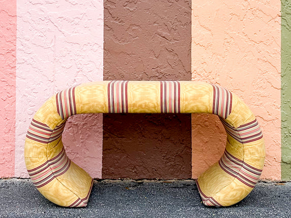 Upholstered Waterfall Ottoman