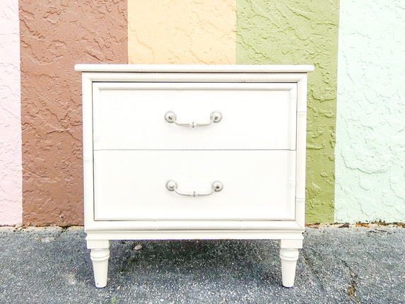 Palm Beach Faux Bamboo Nightstand