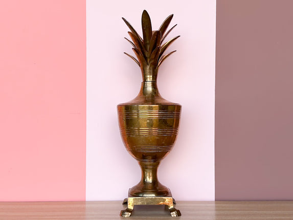 Brass Pineapple Ice Bucket