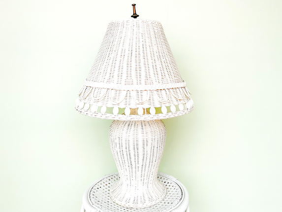 Warehouse Wednesday: Wicker Chic Lamp