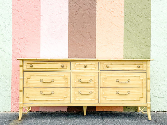 Thomasville Faux Bamboo Dresser