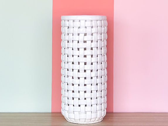 Basket Ceramic Umbrella Stand