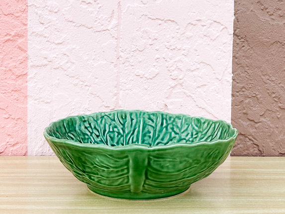 Large Olfaire of Portugal Cabbageware Bowl