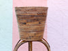 Crespi Style Pencil Reed Rattan Plant Stand