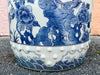 Kips Bay Show House Blue and White Floral Garden Seat