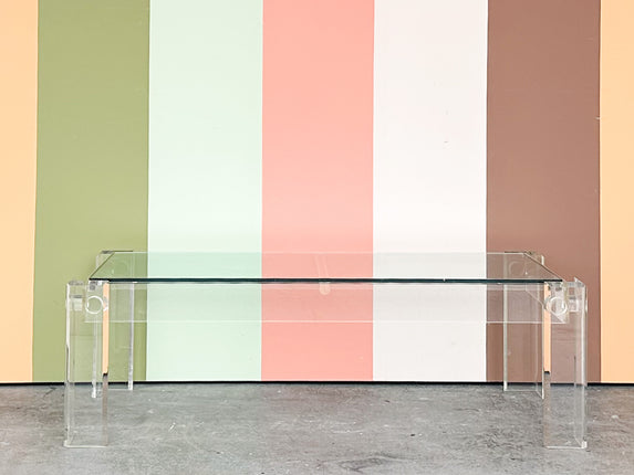 Lucite Coffee Table