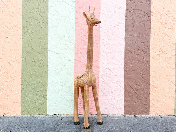Sweet Wicker Giraffe