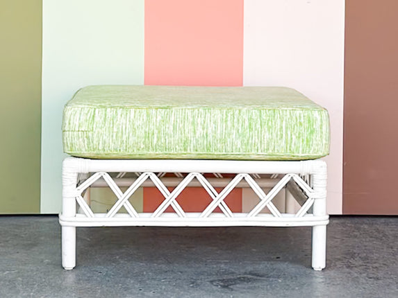 Ficks Reed Rattan Ottoman