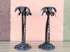 Pair of Palm Tree Candlesticks