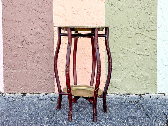 Two Tier Moroccan Style Side Table