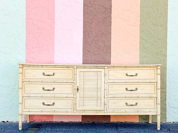 Henry Link Faux Bamboo Dresser