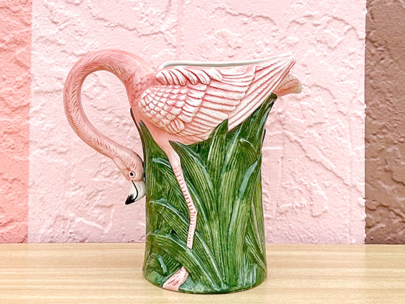 Fitz and Floyd Flamingo Pitcher