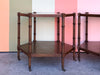 Pair of Handsome Cane Side Tables