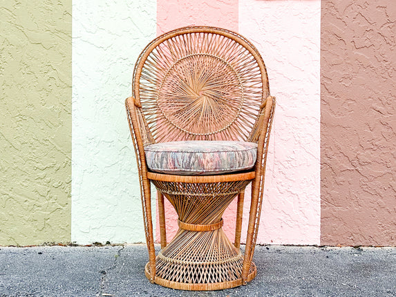Cute Buri Rattan Sunburst Chair