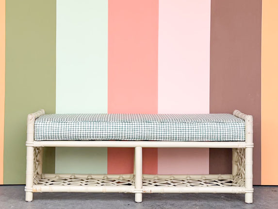 Ficks Reed Rattan Bench