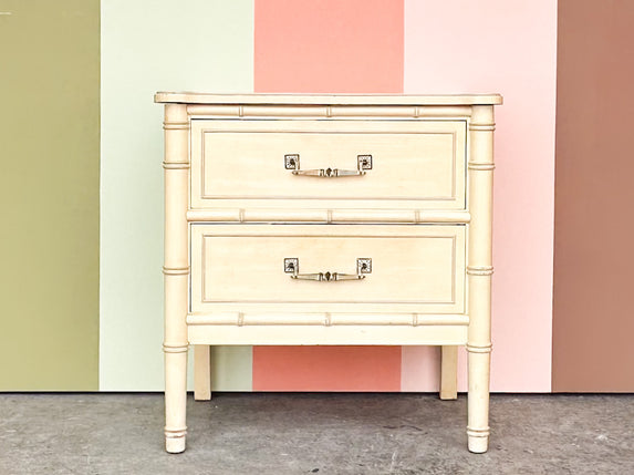 Henry Link Faux Bamboo Nightstand