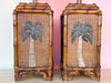 Pair of Tiki Chic Palm Tree Lamps