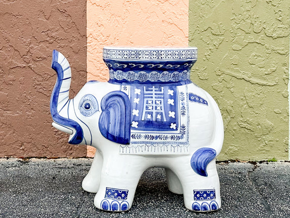 Kips Bay Show House Sweet Elephant Garden Seat