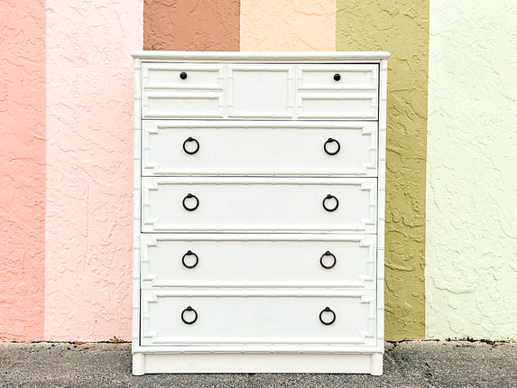Faux Bamboo Omega Tall Chest