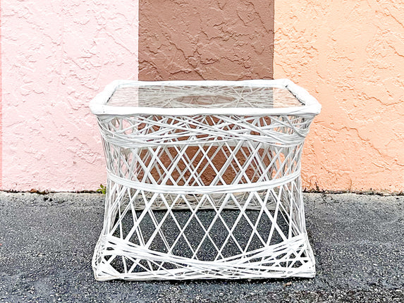 Webspun Outdoor Square Side Table