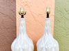 Pair of Iridescent Ceramic Lamps