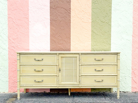 Henry Link Faux Bamboo Dresser