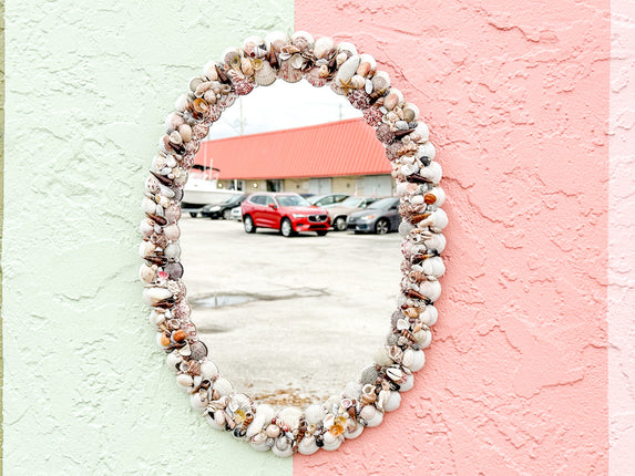 Old Florida Shell Mirror