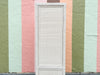 White Washed Woven Rattan Cabinet