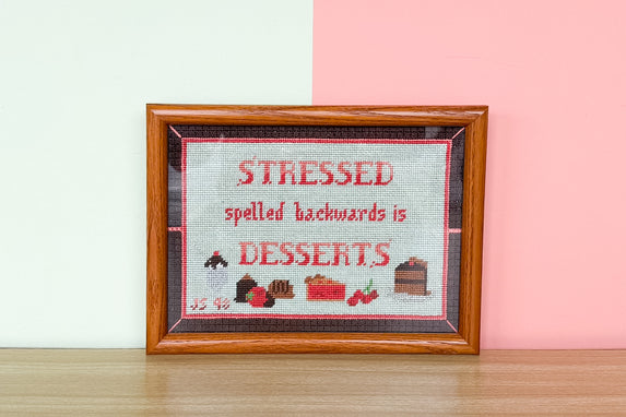 Golden Girls Chic Desserts Needlepoint