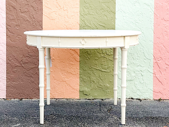Palm Beach Faux Bamboo Dining Table