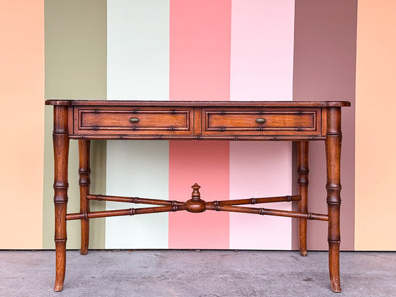 Handsome Faux Bamboo Desk