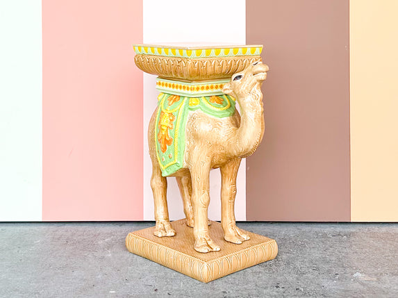 Kips Bay Show House Camel Garden Seat