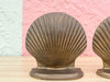 Kips Bay Brass Shell Bookends