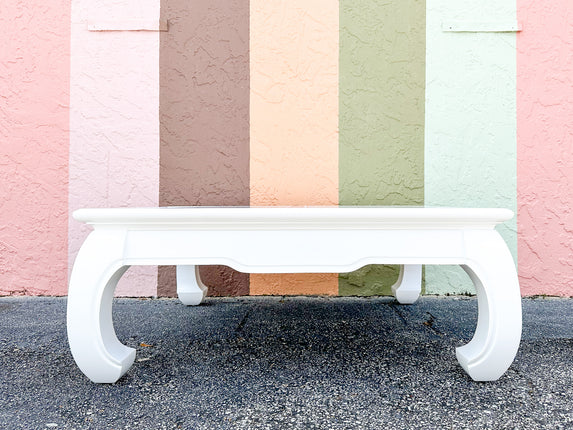 Newly Lacquered Ming Style Coffee Table