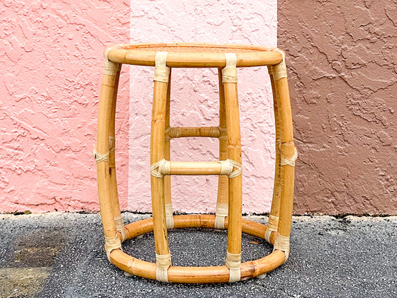 Cute Round Rattan Side Table